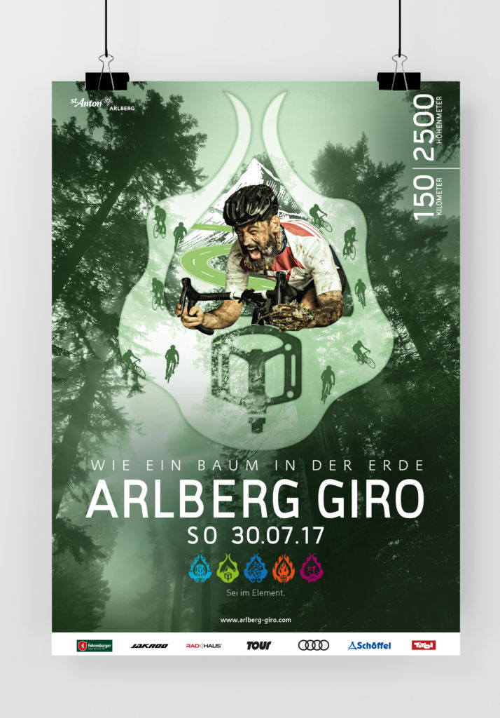 Plakat ARLBERG Giro 2017