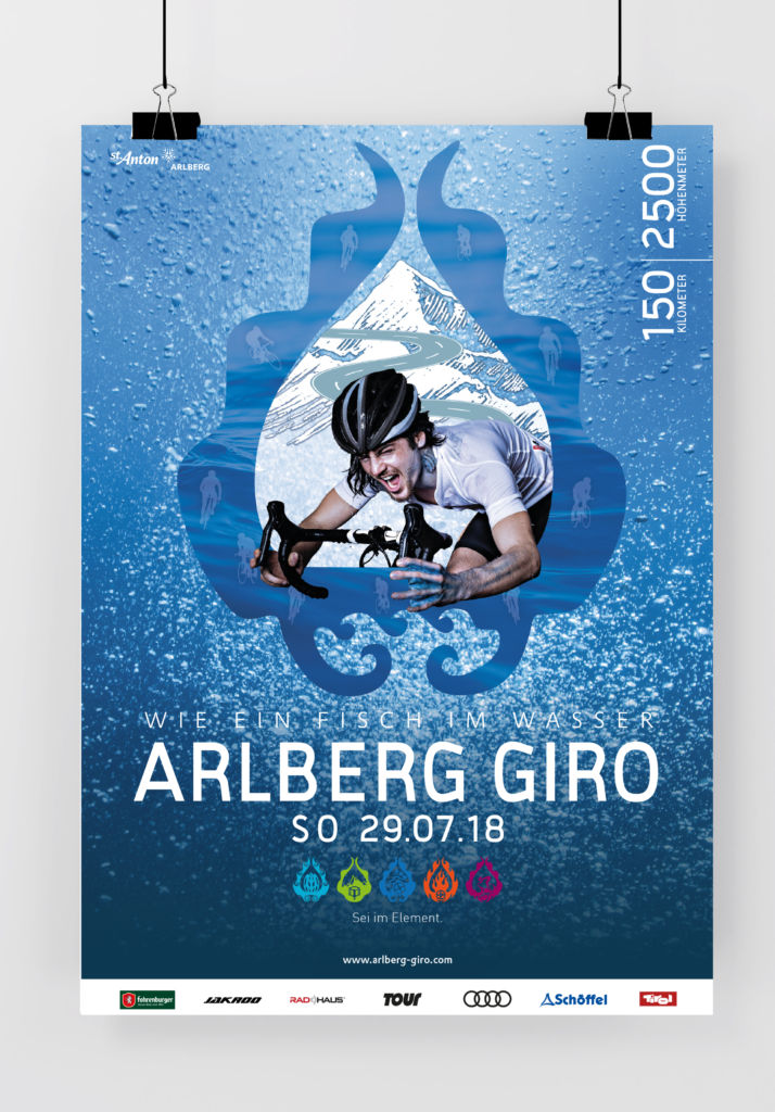 Plakat ARLBERG Giro 2018