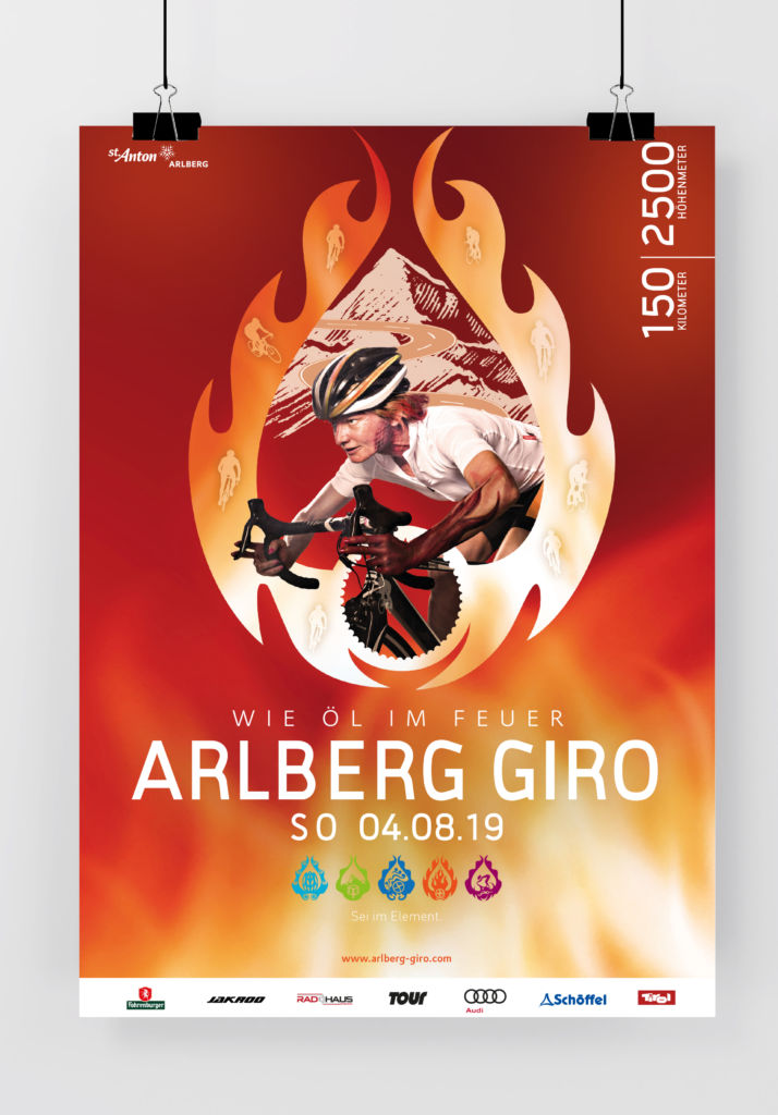 Plakat ARLBERG Giro 2019