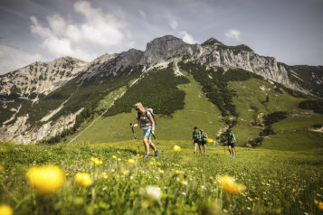 Gemeinsam durch das Kaisergebirge: Die unterschiedlichen Strecken des Ebbser Koasamarschs sind ein Naturerlebnis für alle Leistungsniveaus.