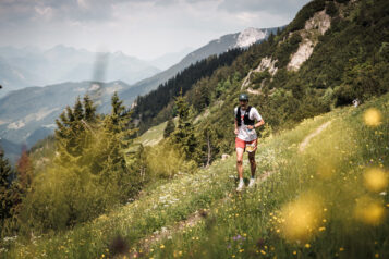 Yannick Gladow, der Sieger des KOASA-Marathon 2023, beim Rennen.