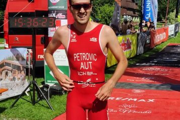 Raphael Petrovic (AUT) ging über die Olympische Distanz (Kurzdistanz) als jüngster Teilnehmer an den Start.