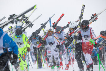 Schweißtreibende Challenge: Der 300 Meter lange Aufstieg zu Fuß hatte es mächtig in sich.