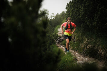 Alex Hutter, Sieger des KOASA-Marathons, beim Rennen.